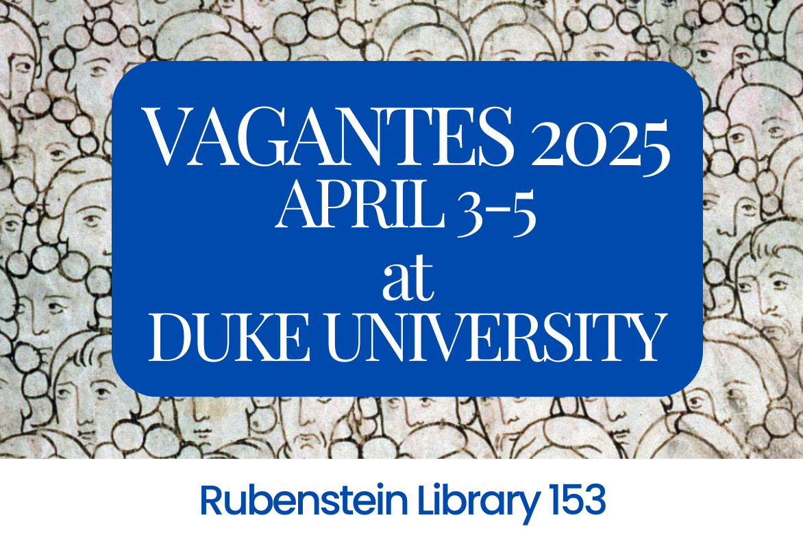 Medieval students surrounding Vagantes logo Medieval students surrounding Vagantes logo